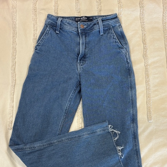 Hollister Denim - Hollister Ultra High-Rise Dad Jeans Denim Pinstripe - 00R / 000R / 23R